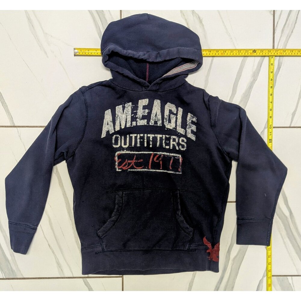 American Eagle Pullover Sweatshirt Blue Size Medium